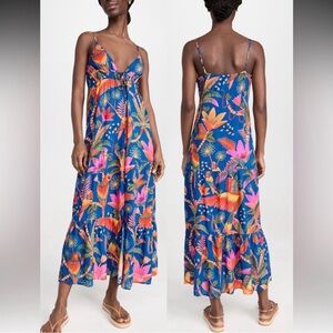 NWT - FARM Rio - Macaw Party Cover Up - Blue - Medium